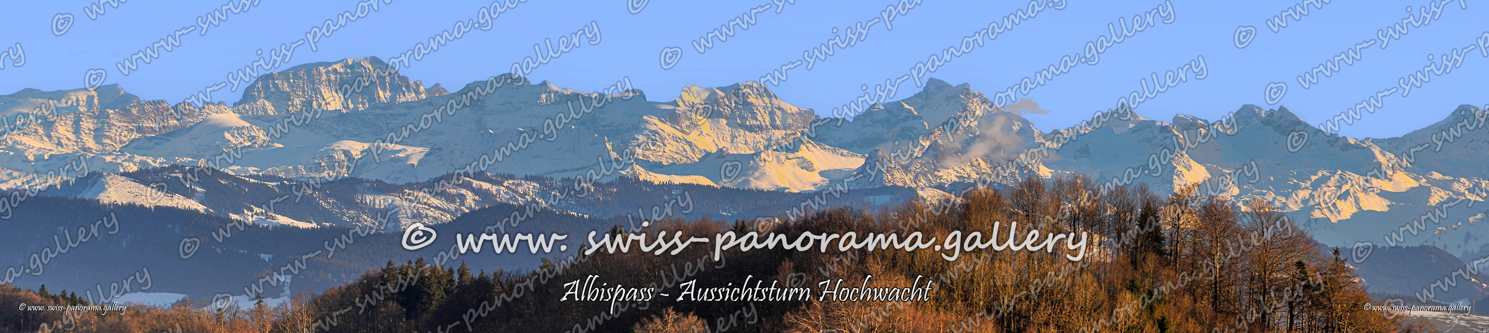 Albis Pass Panorama Alpenpanorame