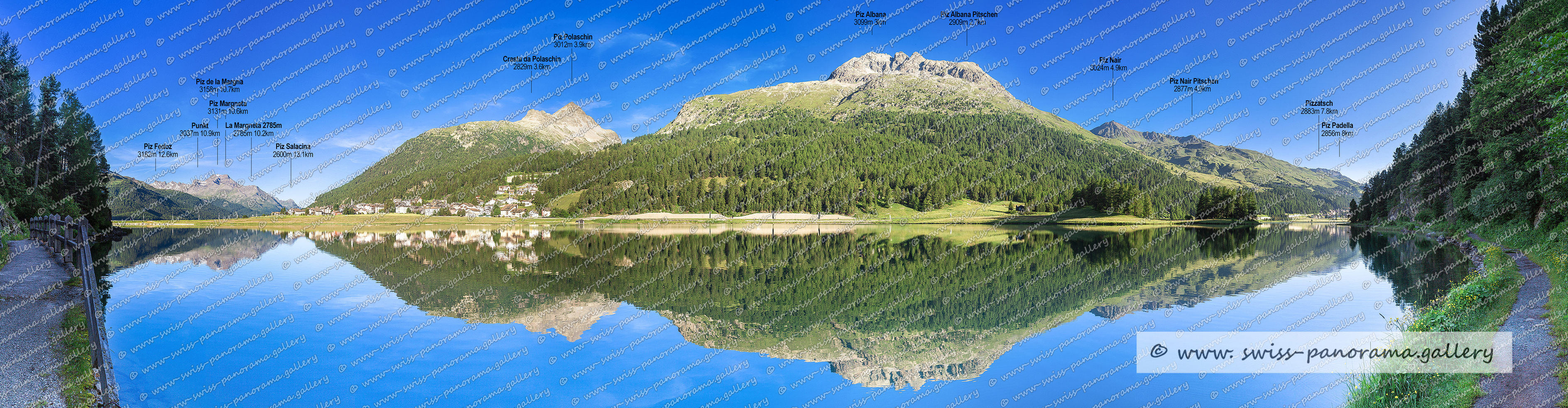 
Beschriftetes Alpenpanorama, Silvaplana, Champferersee, Lej da Champfer, Frühling, Beschriftetes Schweizer Alpenpanorama Oberengadin, High resolution panorama photos from Switzerland, Panoramic picture of the Swiss Alps, Panoramic photos of the Swiss Alps, Beschriftetes Panorama Säntis, Swiss Alps, swiss-panorama.gallery, famous Swiss Alps, Swiss Panorama Gallery, labelled mountain panorama from Switzerland, mountain panoramas from Switzerland, Panoramic photo of the Swiss mountains,  Iconic Swiss Alps, panoramic photo prints, Piz Salacina 2600m (GR) - Bregaglia 2600, La Margneta 2785m, Piz Fedoz 3182m (GR) – Bregaglia, Piz Margneta 3131m, Piz Polaschin 3012m, Crasta da Polaschin 2829 Punkt, Piz de la Margna 3158m, Punkt 2904m 10.9km, Piz Albana 3099m, Piz Albana Pitschen (GR) - St. Moritz 2909m, Piz Nair 3024m (GR) - St. Moritz, Piz Nair Pitschen 2877m  (GR) - St. Moritz, Pizzatsch 2883m (GR) – Samedan, Piz Padella 2856 (GR) - Samedan,
Silvaplana, 