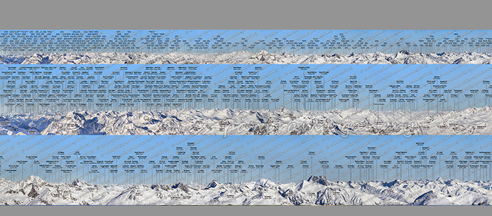 Corvatsch Alpenpanorama Schweizer Panorama Alpenpanorama