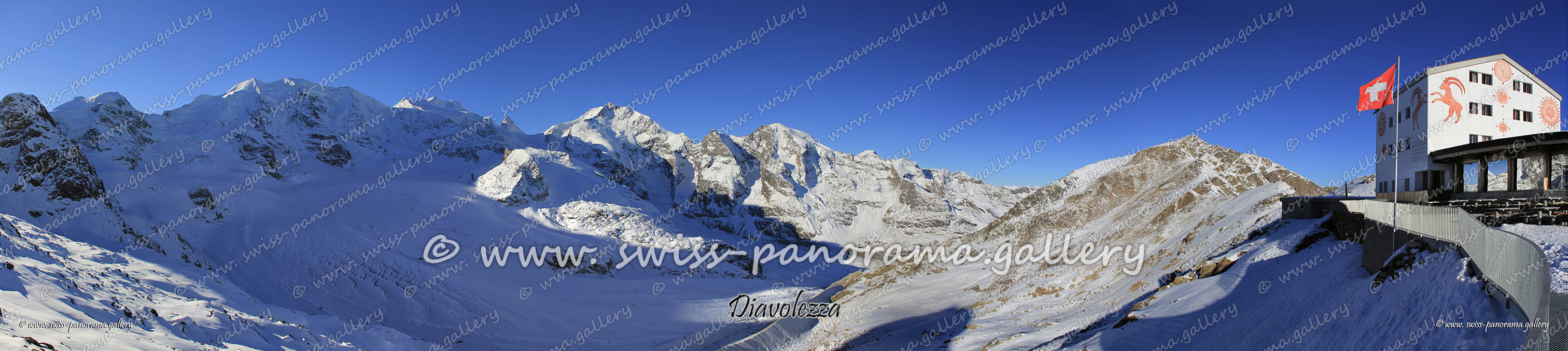 Soglio Panorama Bergell