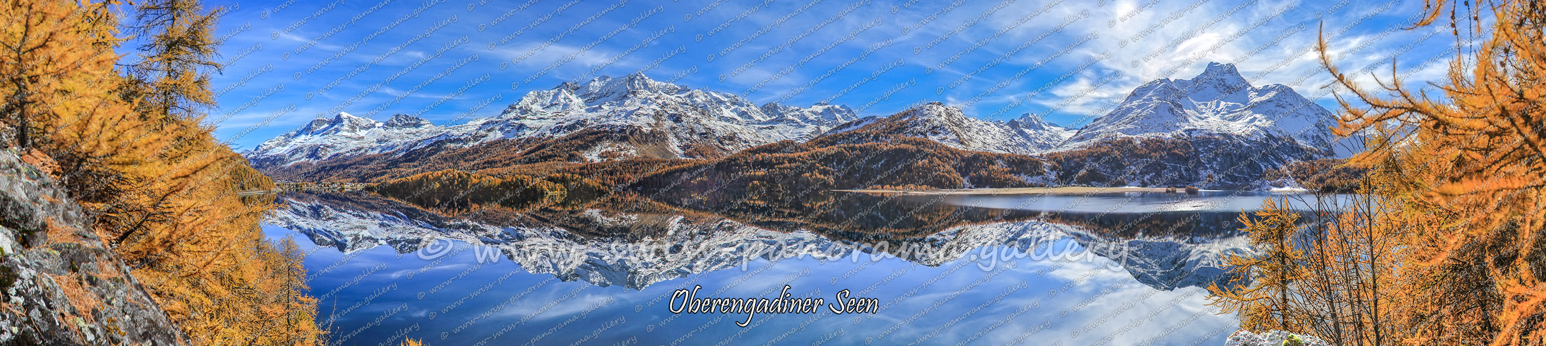 Swiss Panorama Oberengadin Silsersee