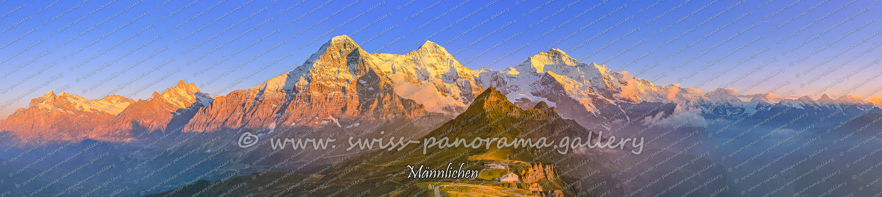 Swiss Panorama Männlichen EIger Mönch und Jungfrau