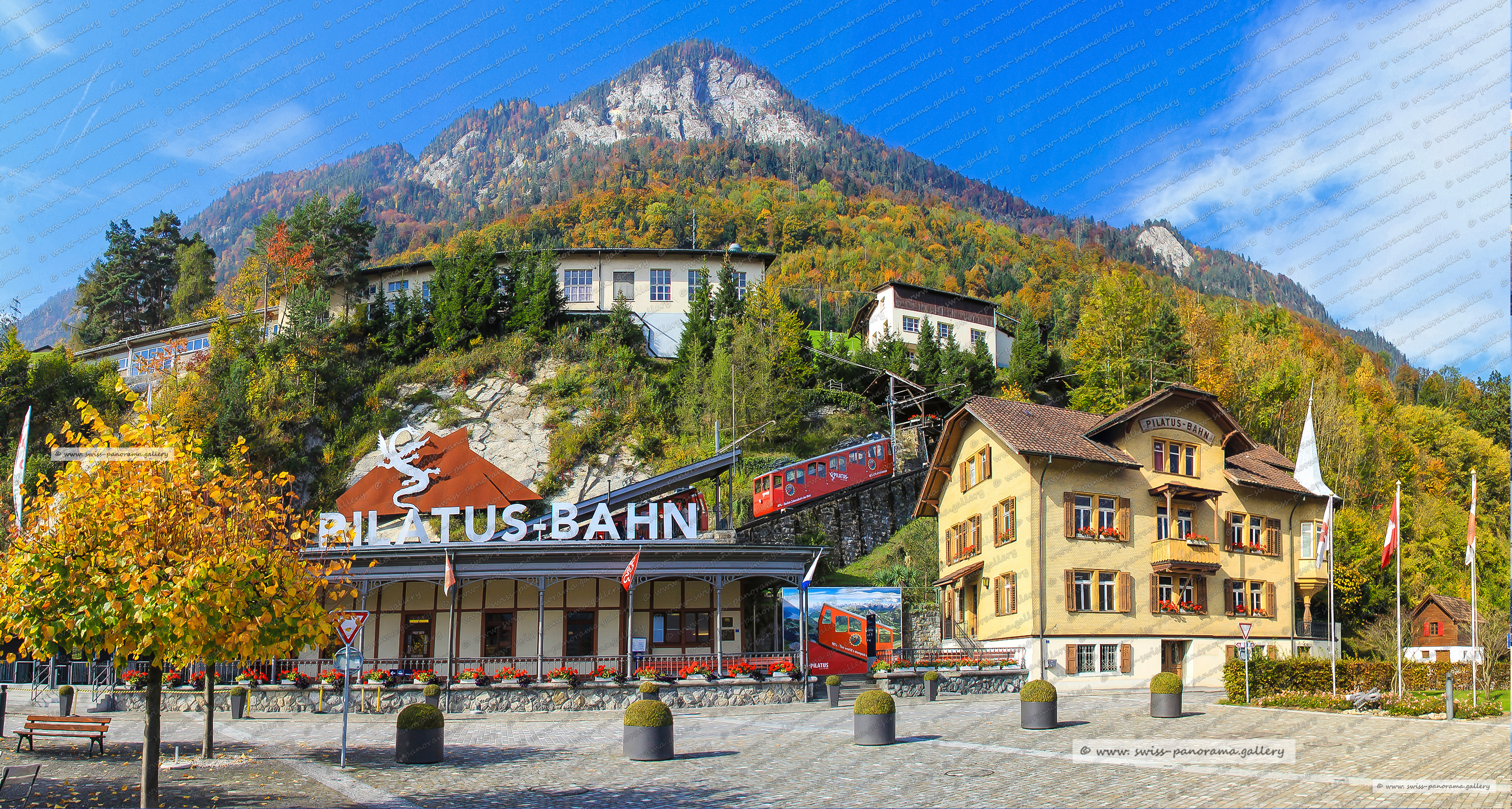 Mount Pilatus railway station Alpnachstad